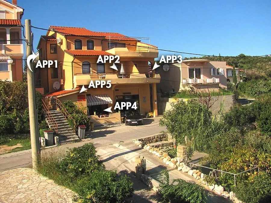 Studio Apartment In Lopar With Terrace, Air Conditioning, Wi-Fi